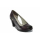 Pantofi cu tocuri inalte - piele - bordeaux - SM112399