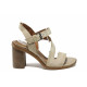 Sandale femei - piele - bej - SM112496