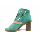 Sandale femei - piele - verde - SM112504