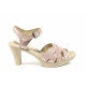 Sandale femei - piele - roz - SM112645