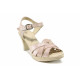 Sandale femei - piele - roz - SM112645