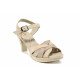 Sandale femei - piele - bej - SM112646