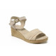 Sandale femei - piele - bej - SM112649