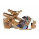 Sandale femei - piele - albastru - SM112696