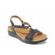 Sandale femei - piele - negri - SM112844