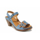 Sandale femei - piele - albastru - SM112836