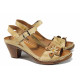 Sandale femei - piele - bej - SM112835