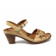 Sandale femei - piele - bej - SM112835