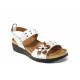 Sandale femei - piele - alb - SM112842