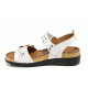 Sandale femei - piele - alb - SM112842