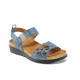 Sandale femei - piele - albastru - SM112843