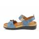 Sandale femei - piele - albastru - SM112843