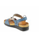 Sandale femei - piele - albastru - SM112843