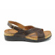 Sandale femei - piele - maro - SM112852