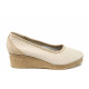 Platforma de pantofi - piele - bej - SM112880