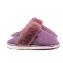 Papuci de dama - piele - violet - SM113472