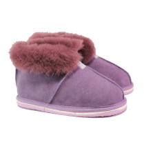 Papuci de dama - piele - violet - SM113467