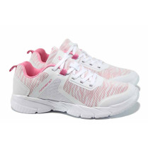 Adidași femei - textile eco-piele - alb - SM112052