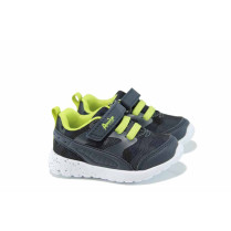 Adidași pentru copii - textile eco-piele - bleumarin - SM112366