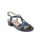 Sandale femei - piele - albastru - SM112037