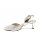 Sandale femei - piele - argint - SM112348