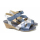 Sandale femei - piele - albastru - SM112388