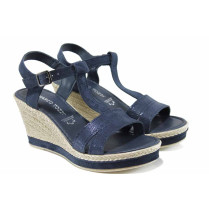 Sandale femei - piele - albastru - SM112394