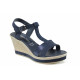 Sandale femei - piele - albastru - SM112394