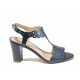 Sandale femei - piele - albastru - SM112386