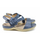 Sandale femei - piele - albastru - SM112389