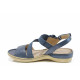 Sandale femei - piele - albastru - SM112389