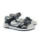 Sandale femei - piele - bleumarin - SM112406