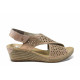 Sandale femei - piele - roz - SM112471