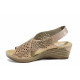 Sandale femei - piele - roz - SM112471