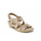 Sandale femei - piele - bej - SM112469