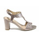 Sandale femei - piele - roz - SM112479