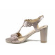 Sandale femei - piele - roz - SM112479