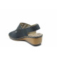 Sandale femei - piele - albastru - SM112490