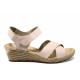 Sandale femei - piele - roz - SM112525