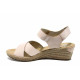 Sandale femei - piele - roz - SM112525