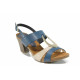 Sandale femei - piele - albastru - SM112568