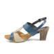 Sandale femei - piele - albastru - SM112568