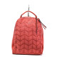 Rucsac - textile eco-piele - roșu - SM113620