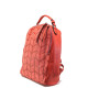 Rucsac - textile eco-piele - roșu - SM113620