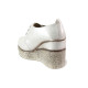 Pantofi cu platformă- piele - argint - SM113527