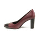 Pantofi cu tocuri inalte - piele - bordeaux - SM113569