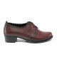 Pantofi cu tocuri mediu - piele - bordeaux - SM113659