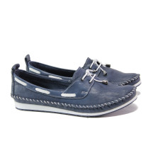 Mocasini - piele - bleumarin - SM113670