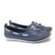 Mocasini - piele - bleumarin - SM113670