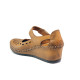 Platforma de pantofi - piele - maro - SM113782